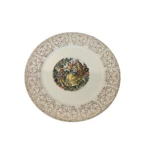 Empire China Co. Dinner Plate | Royal Garden Scene | 1 of 8‎